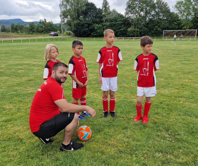 Teambesprechung vor dem ersten Spiel